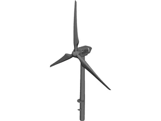 Wind Energy 3D Model 3D Preview