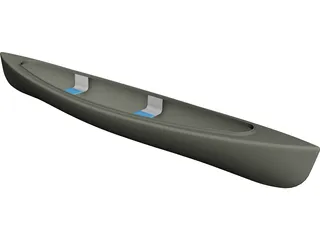 Canoe CAD 3D Model