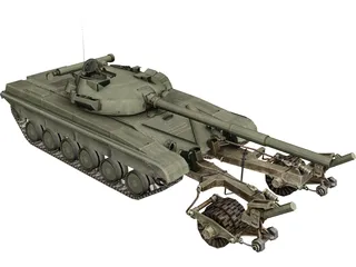 T-64B Trall 3D Model