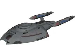 Nova Class Star Ship 3D Model