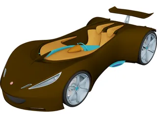 Lotus Hot Wheel Concept 3D Model 3D Preview