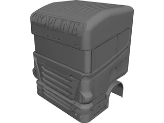 Scania Topline Cabin CAD 3D Model