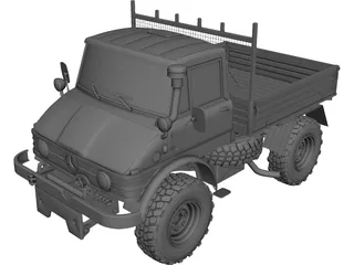 Mercedes-Benz Unimog 406 (1967) 3D Model