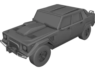 Lamborghini LM002 3D Model