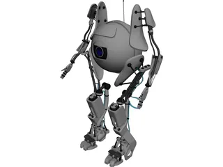 Portal 2 Atlas 3D Model