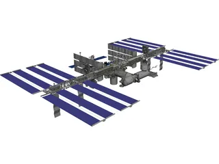 International Space Station (2011) 3D Model