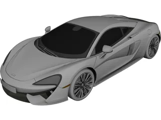 McLaren 570S 3D Model