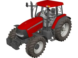 Tractor Case MXM 190 3D Model 3D Preview