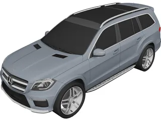 Mercedes-Benz GL 63 AMG 3D Model