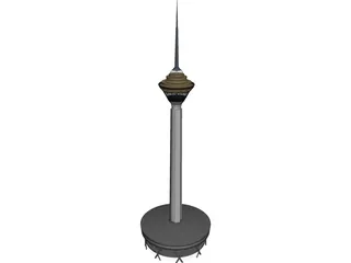 Milad Tehran Tower 3D Model