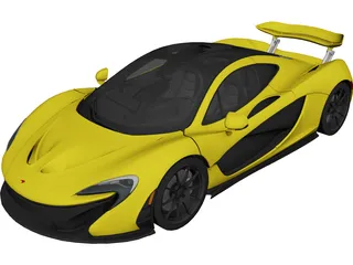 McLaren P1 (2014) 3D Model