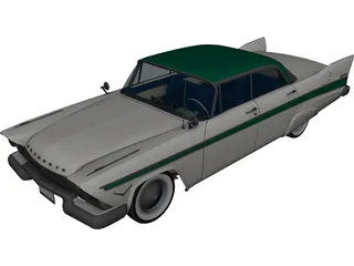 Plymouth Belvedere (1957) 3D Model