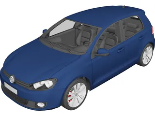 Volkswagen Golf 5 3D Model