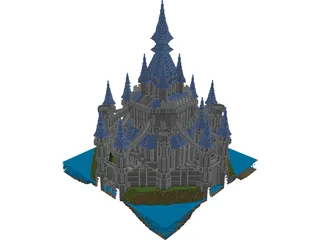 Zelda Castle 3D Model