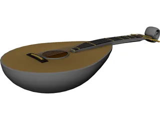 Lute 3D Model