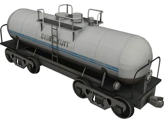 Fuel Tanker 3D Model