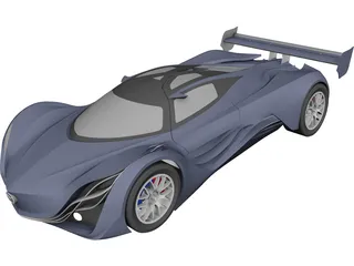Mazda Furai 3D Model 3D Preview