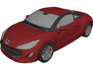 Peugeot 307 RCZ 3D Model