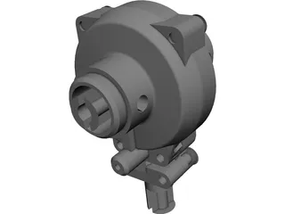 Differential with bearing and bevel gears 3D model - TurboSquid 1802558