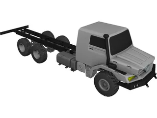 Mercedes-Benz Zetros CAD 3D Model