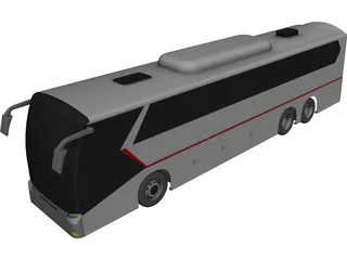 King Long Bus CAD 3D Model