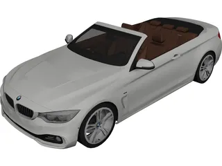 BMW 4-Series 435i Convertible [F32] (2014) 3D Model