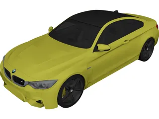 BMW M4 Coupe (2015) 3D Model