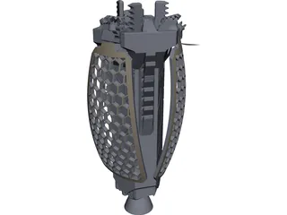 DED-3 CAD 3D Model