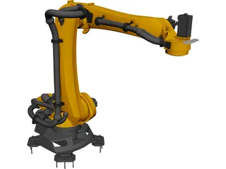 Kuka KR180R3200PA Robot CAD 3D Model