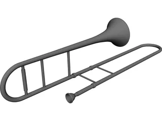 Trombone 3D Model