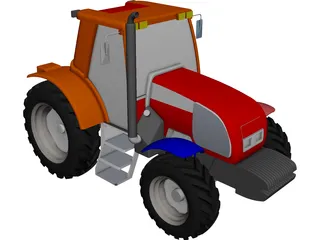 New Holland Tractor CAD 3D Model