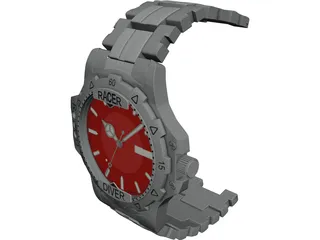 Sport Watch 3D Model