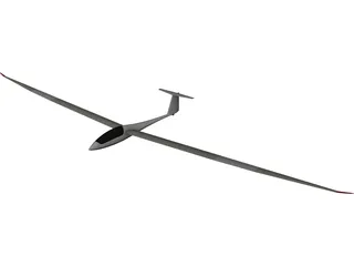 Nimbus 4D Glider CAD 3D Model