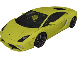Lamborghini Gallardo LP560-4 (2013) 3D Model