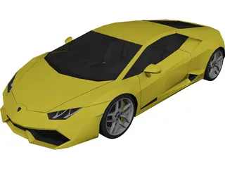 Lamborghini Huracan LP610-4 (2015) 3D Model