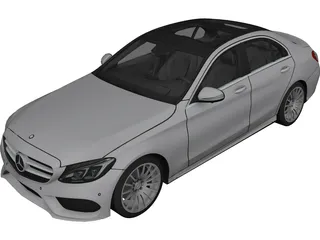 Mercedes-Benz C-Class C250 W205 (2015) 3D Model