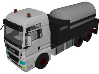 Man TGX 6X2 Bleding (2013) 3D Model