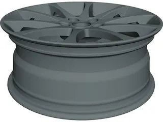 Roda Aro 17 3D Model