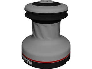 Winch Harken 20STA CAD 3D Model