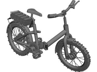Bicycle Folding CAD 3D Model