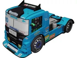 Scania G470 Muffatao Racing 3D Model