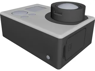 GoPro Camera CAD 3D Model