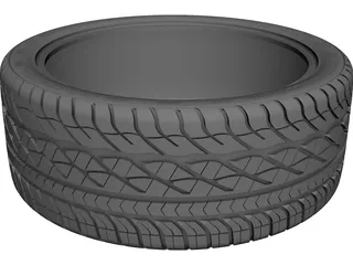 Goodyear Eagle GT 18x8.5 3D Model 3D Preview