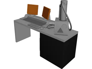 Scanning Electron Microscope 3D Model