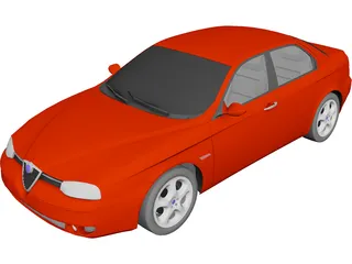 Alfa Romeo 156 (1998) 3D Model 3D Preview