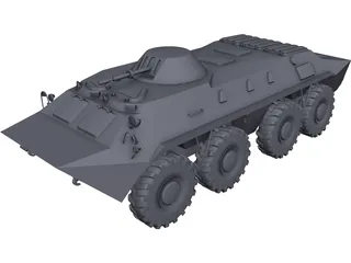 BTR-70 3D Model