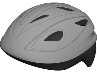 Bike Helmet CAD 3D Model