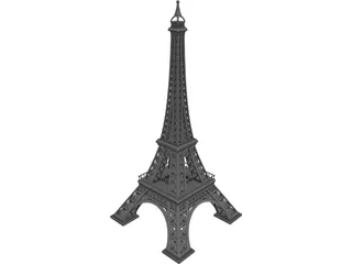 Eiffel Tower 3D Model 3D Preview