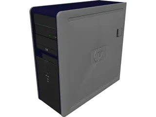 PC HP 7800 3D Model