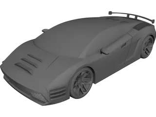 Lamborghini Gallardo Concept 3D Model